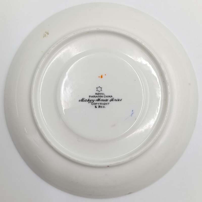 Vintage Royal Paragon Mickey Mouse series saucer