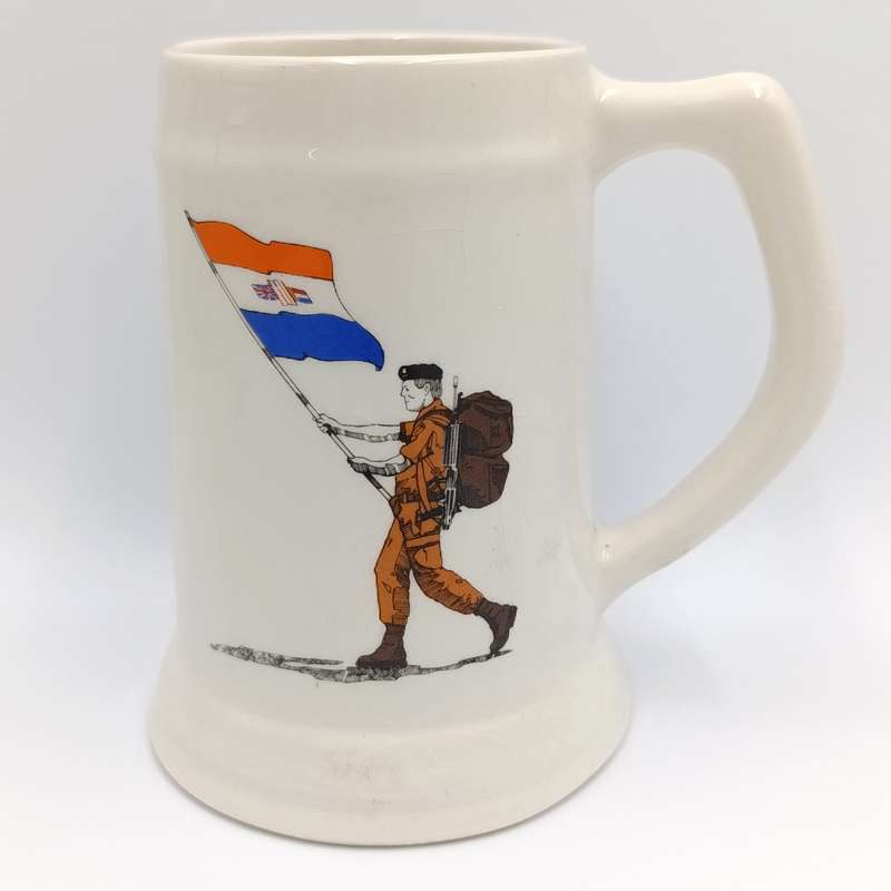 SADF Western Province command 1991 commemorative march mug