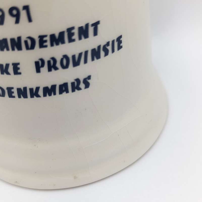 SADF Western Province command 1991 commemorative march mug