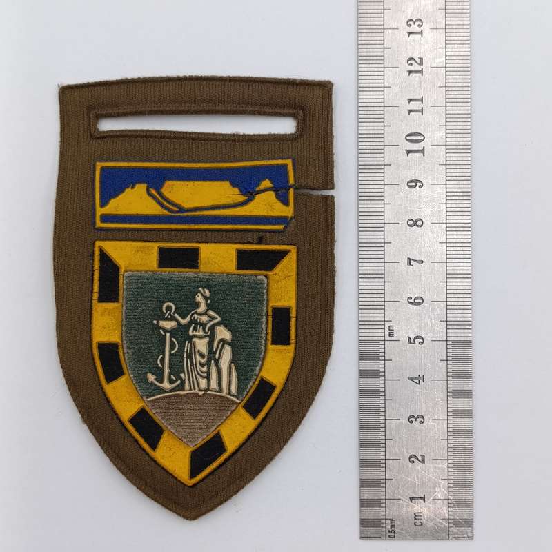 SADF Cape Corps tupperware flash - damaged