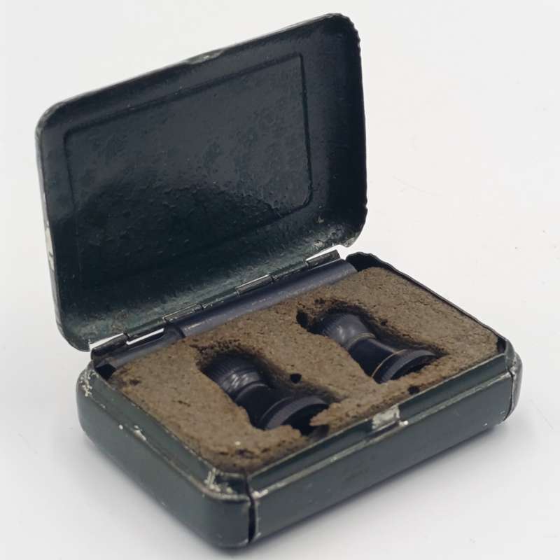 WW2 Ear Defender ear plugs in original tin