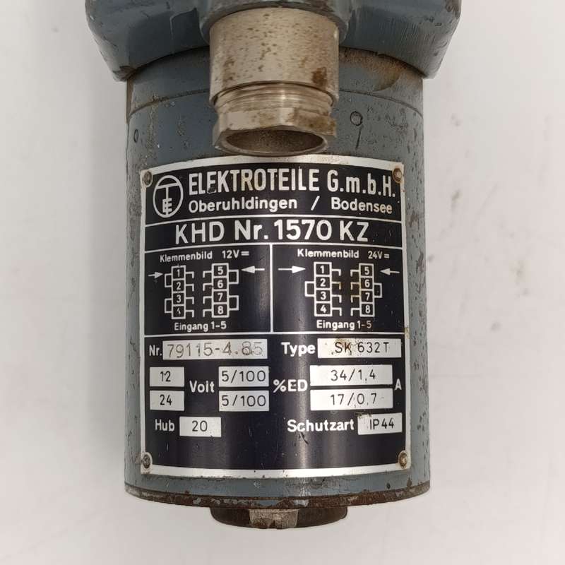 Vintage starter solenoid for SADF Ratel armoured car