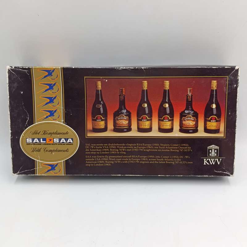 Vintage SA Airways KWV mini Liquor bottle collectors set
