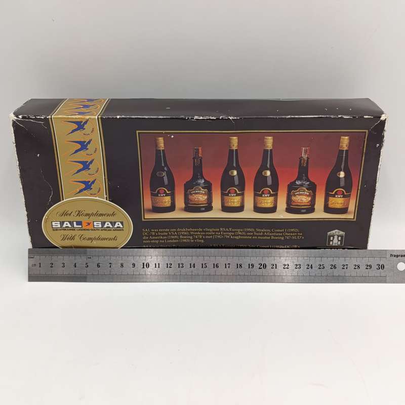 Vintage SA Airways KWV mini Liquor bottle collectors set