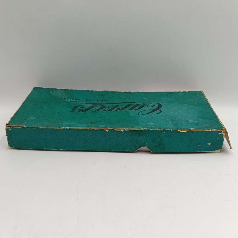 Vintage Carver's Sheffield 4 - piece meat carving set - box has some damage