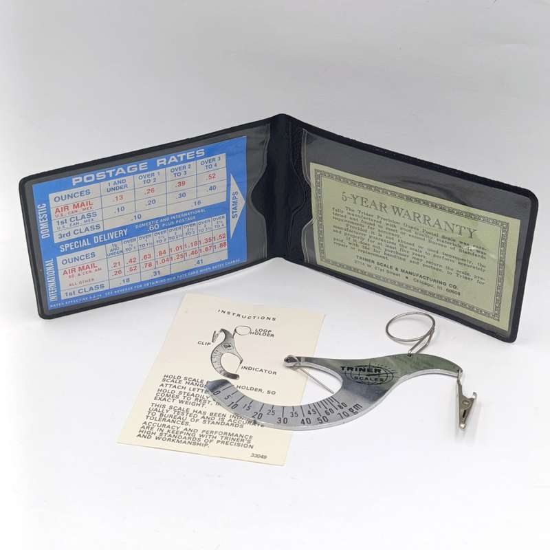 Vintage Triner pocket postal scale