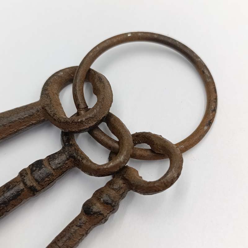 Set of 3 Antique iron keys