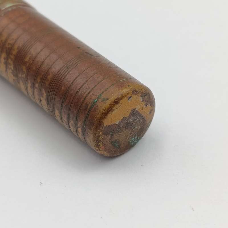 Antique telescope cigarette mouthpiece in holder