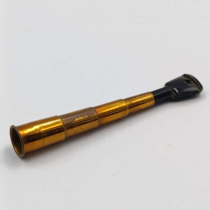 Antique telescope cigarette mouthpiece in holder