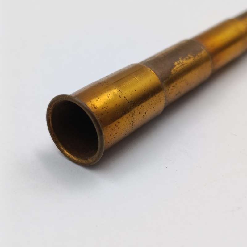 Antique telescope cigarette mouthpiece in holder