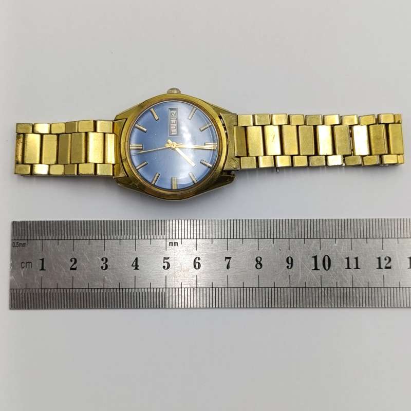 Vintage Lugran day/date antomatic men's watch - working