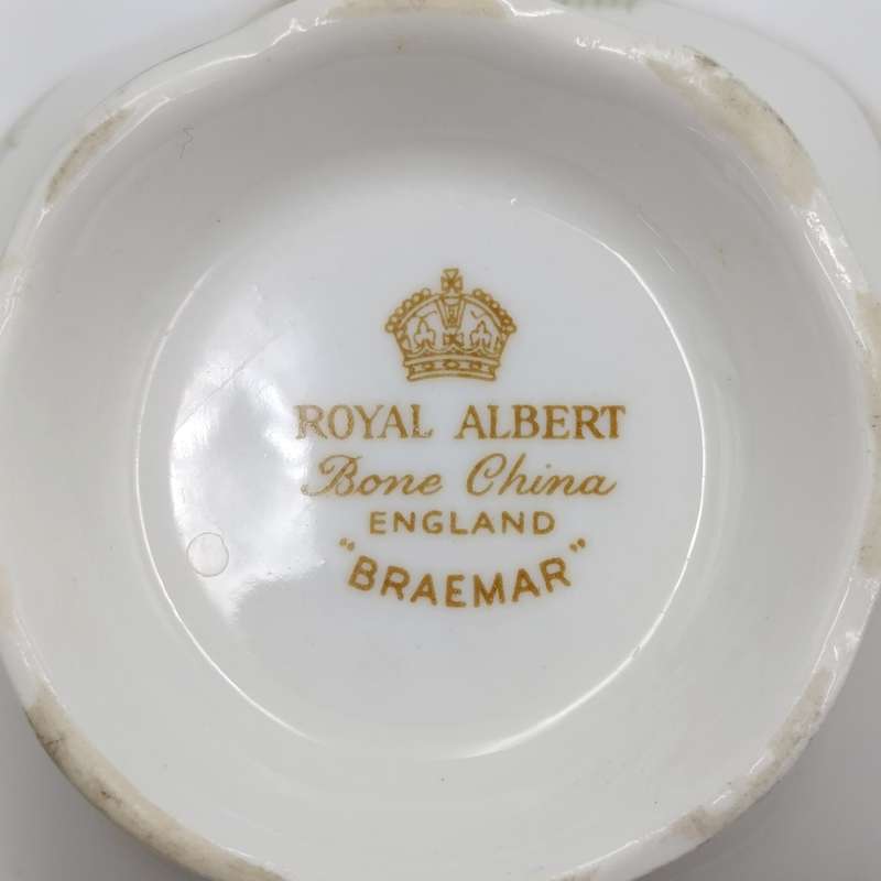 Vintage Royal Albert Braemar pattern porcelain trio