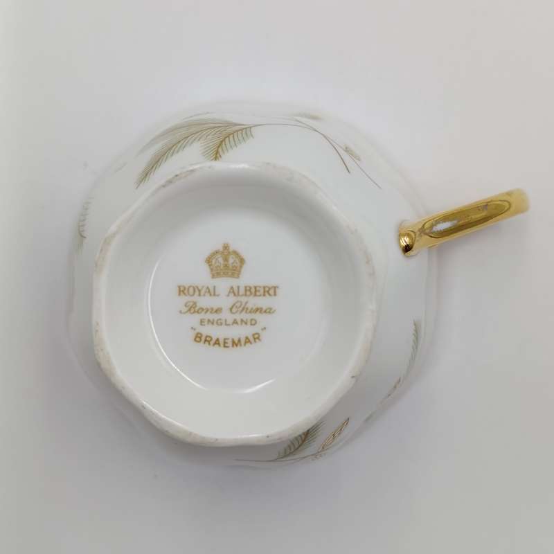 Vintage Royal Albert Braemar pattern porcelain trio