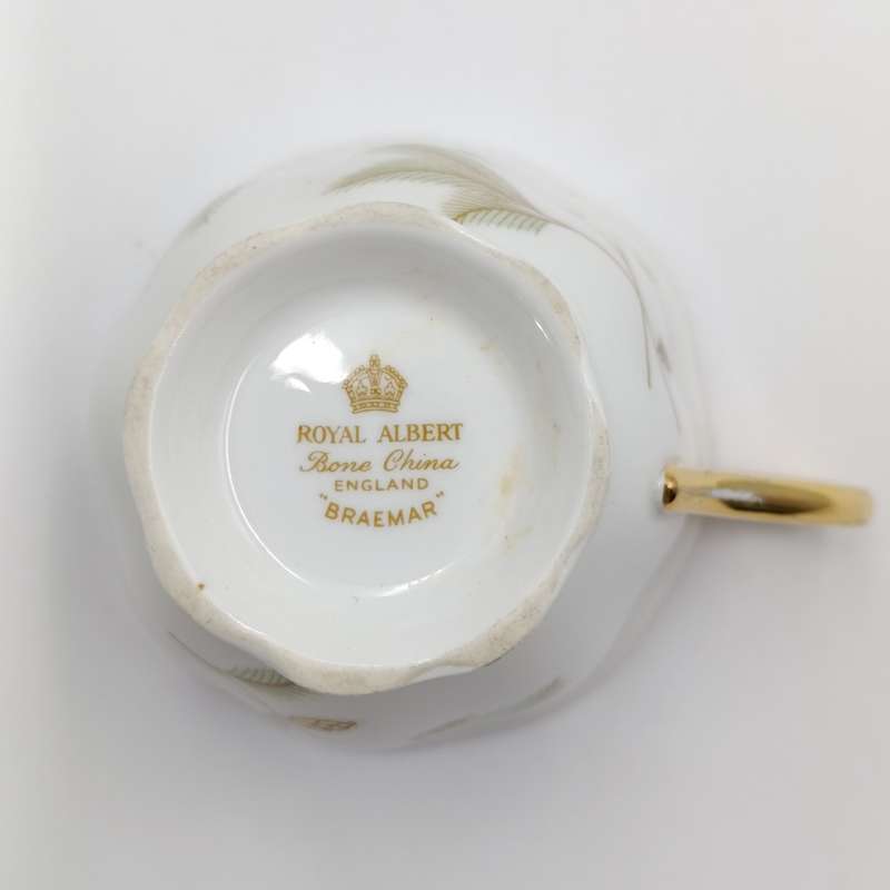 Vintage Royal Albert Braemar pattern porcelain trio