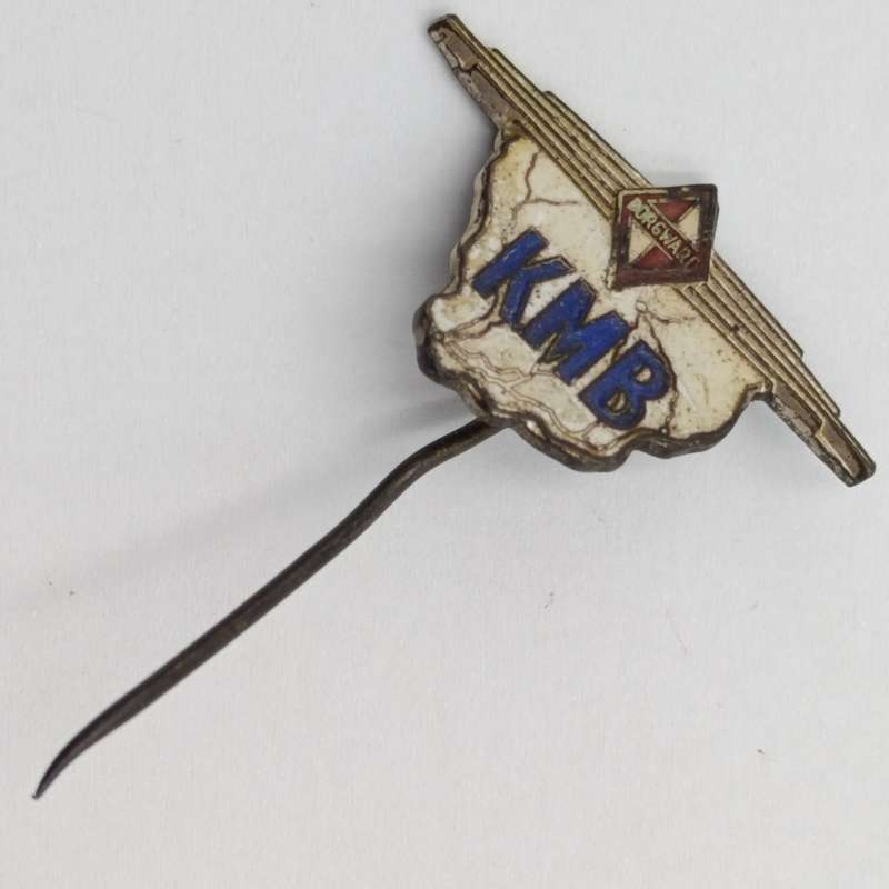 Vintage Borgward KMB automobile pin badge