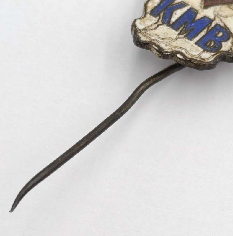 Vintage Borgward KMB automobile pin badge