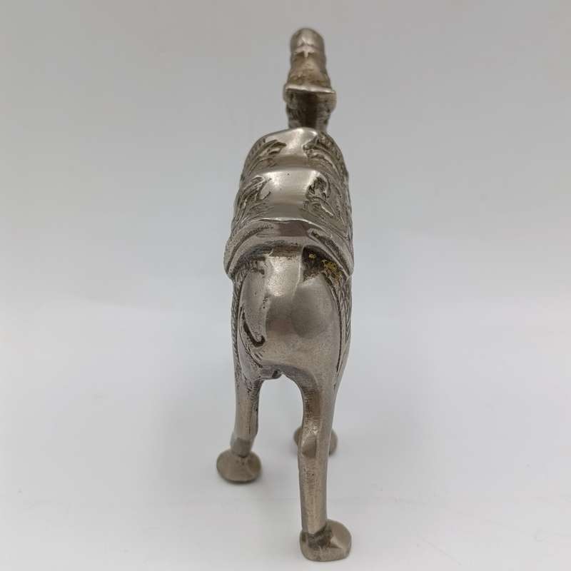 Beautiful white brass camel figurine
