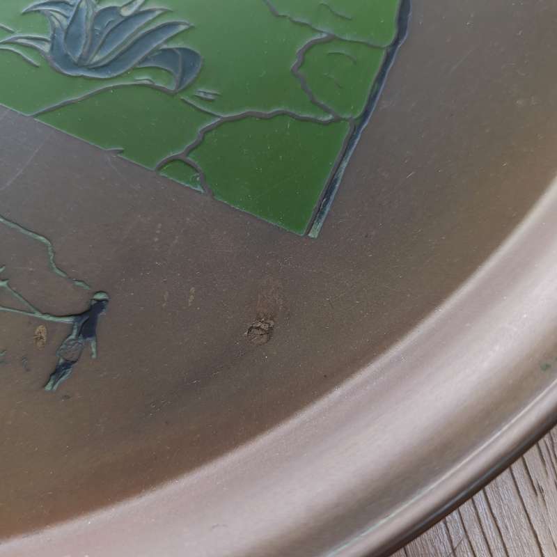 1949 Voortrekker Monument commemorative brass tray