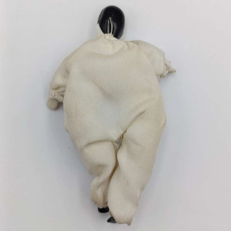 Vintage Retro Porcelain Pierrot clown doll