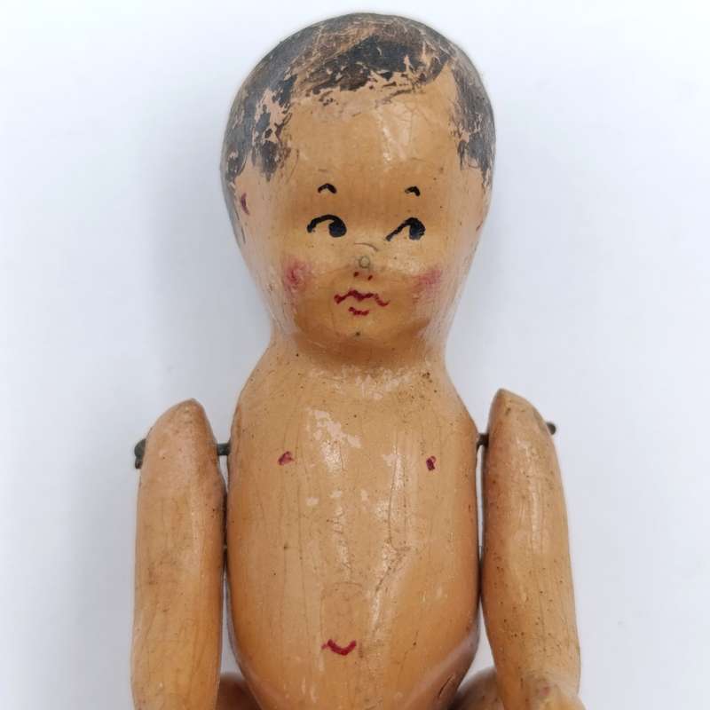 Very small Antique Porcelain doll - Moveable arms and legs