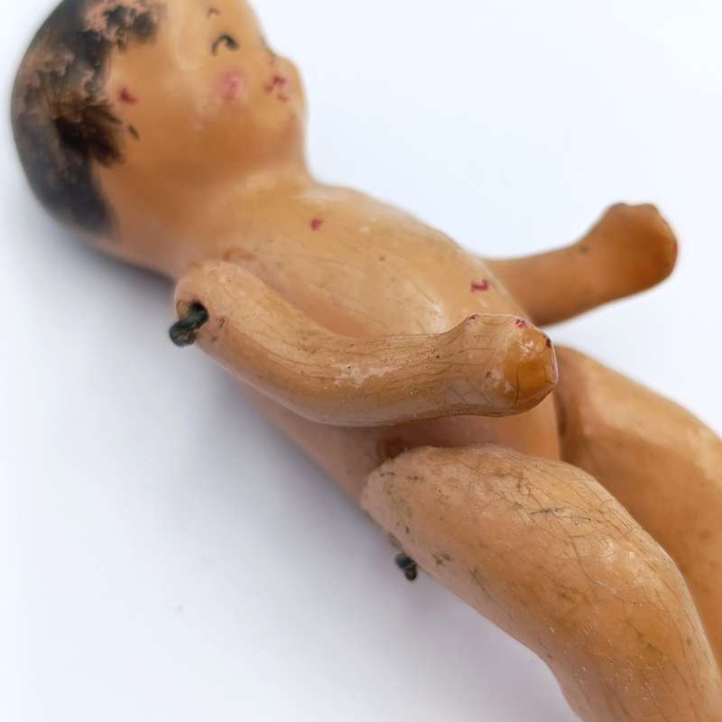 Very small Antique Porcelain doll - Moveable arms and legs