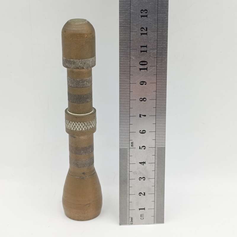 Vintage solid brass handmade mortar and pestle