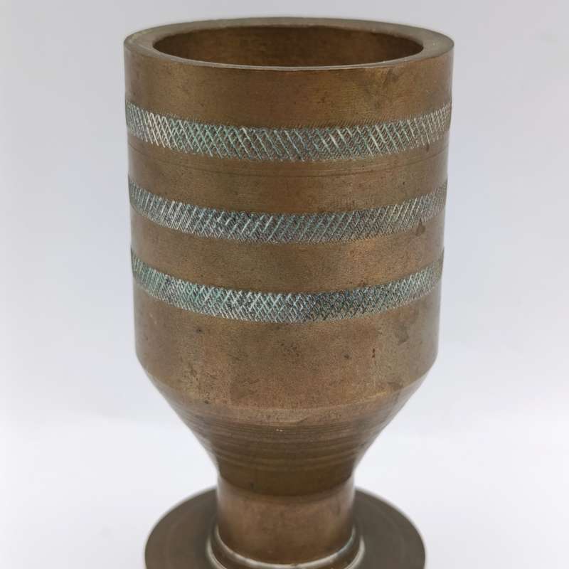 Vintage solid brass handmade mortar and pestle