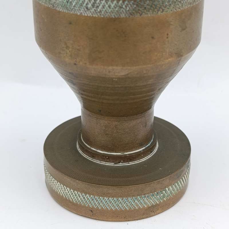 Vintage solid brass handmade mortar and pestle