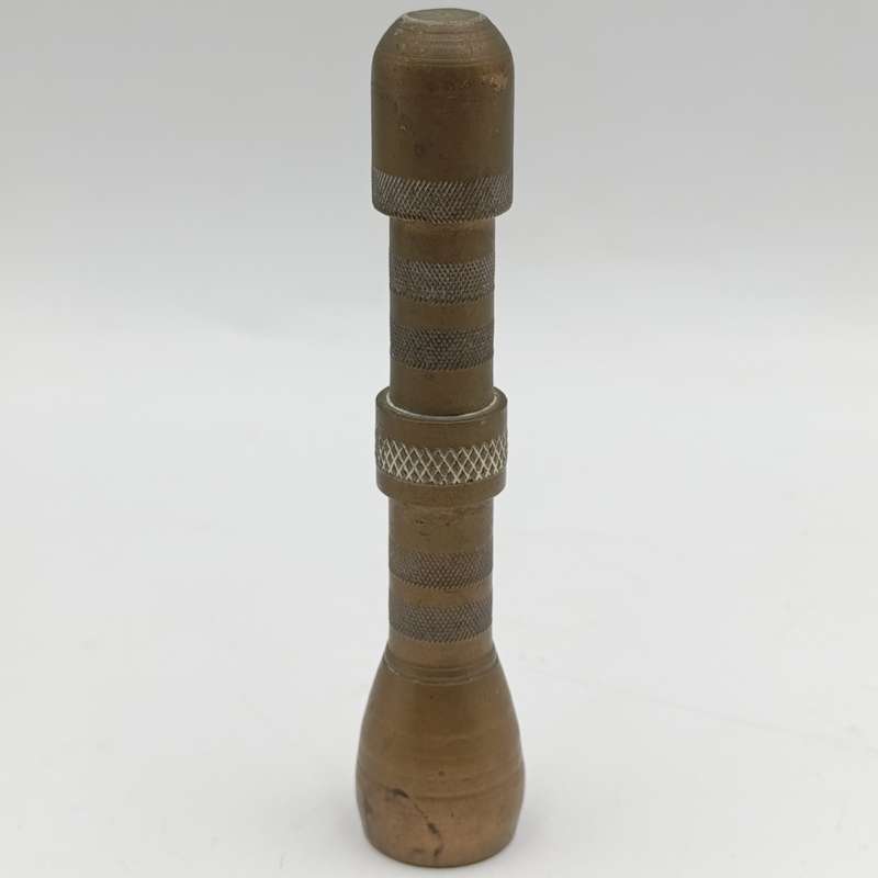 Vintage solid brass handmade mortar and pestle