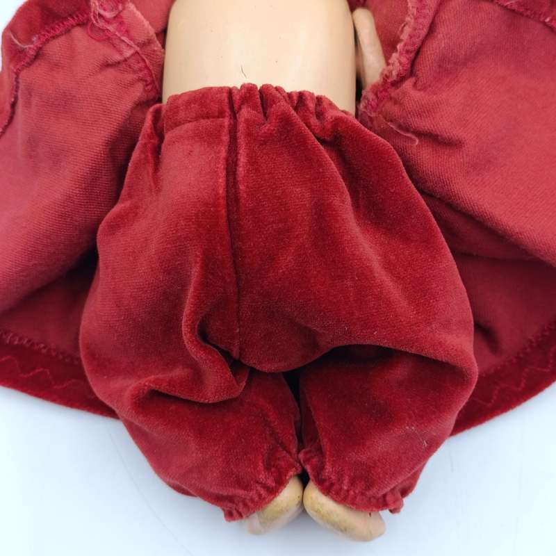 Vintage Composite Doll with hand made suit