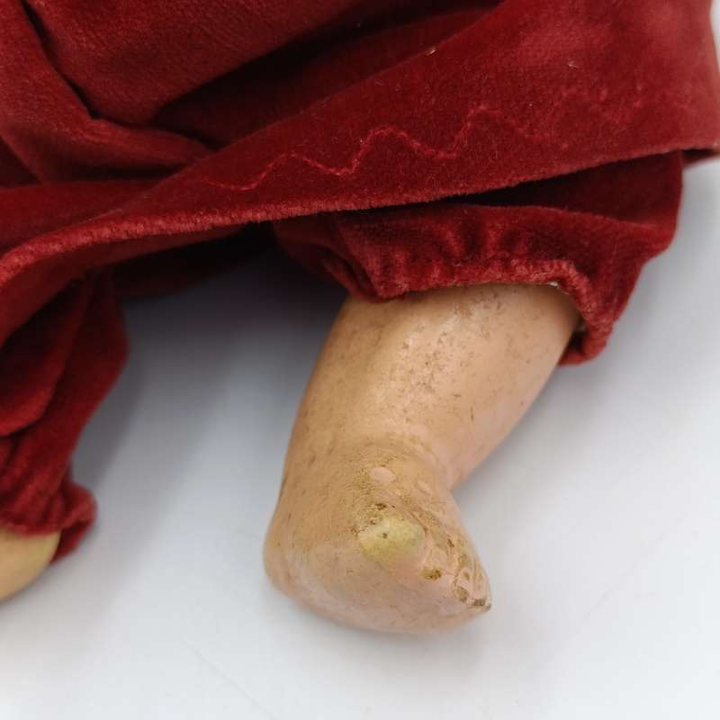 Vintage Composite Doll with hand made suit