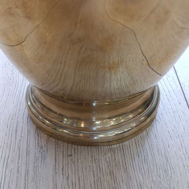 Antique solid brass pitcher jug