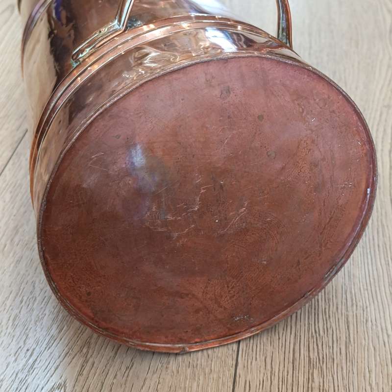 Antique Copper coal Scuttle