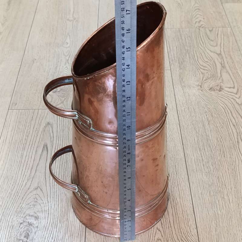 Antique Copper coal Scuttle