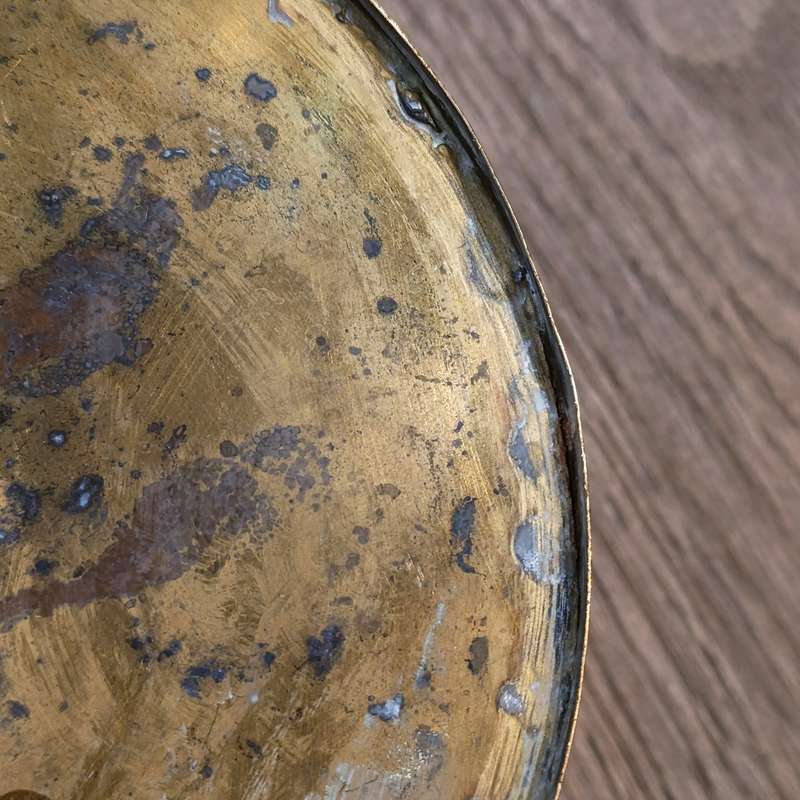 Vintage brass flower planter pot