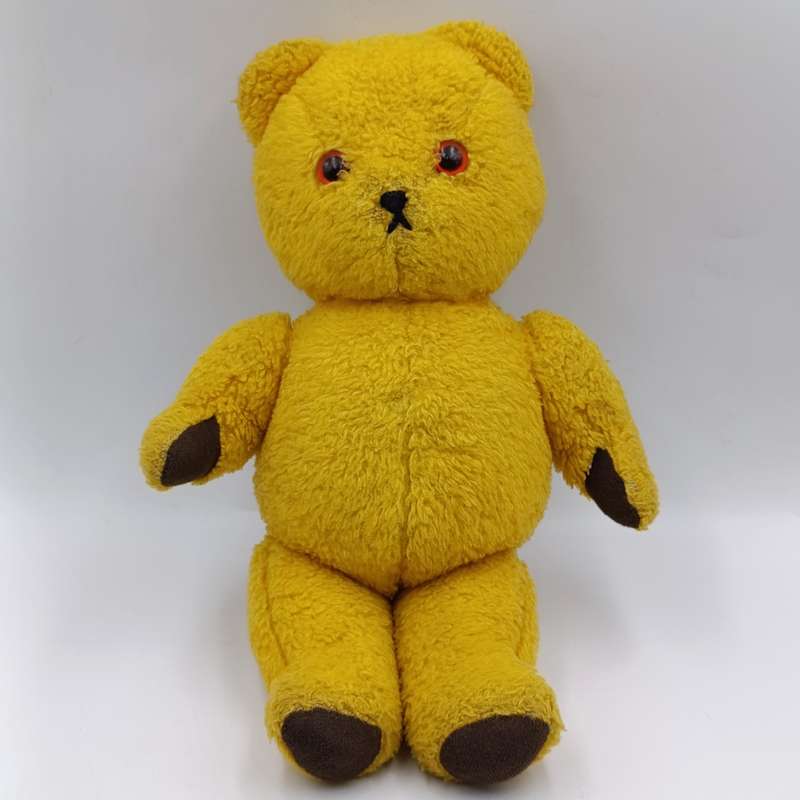 Vintage Yellow teddy bear doll
