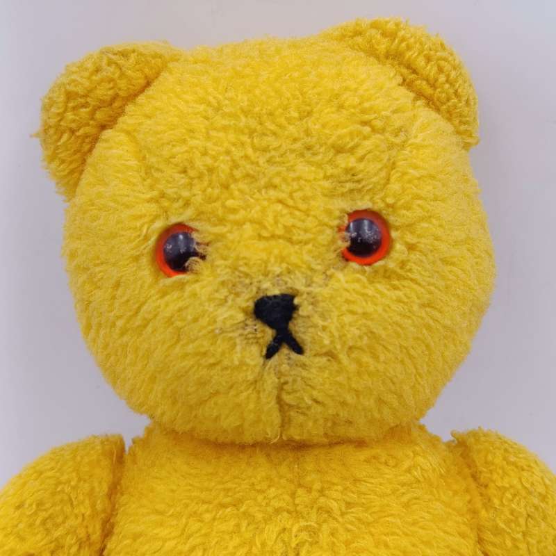 Vintage Yellow teddy bear doll