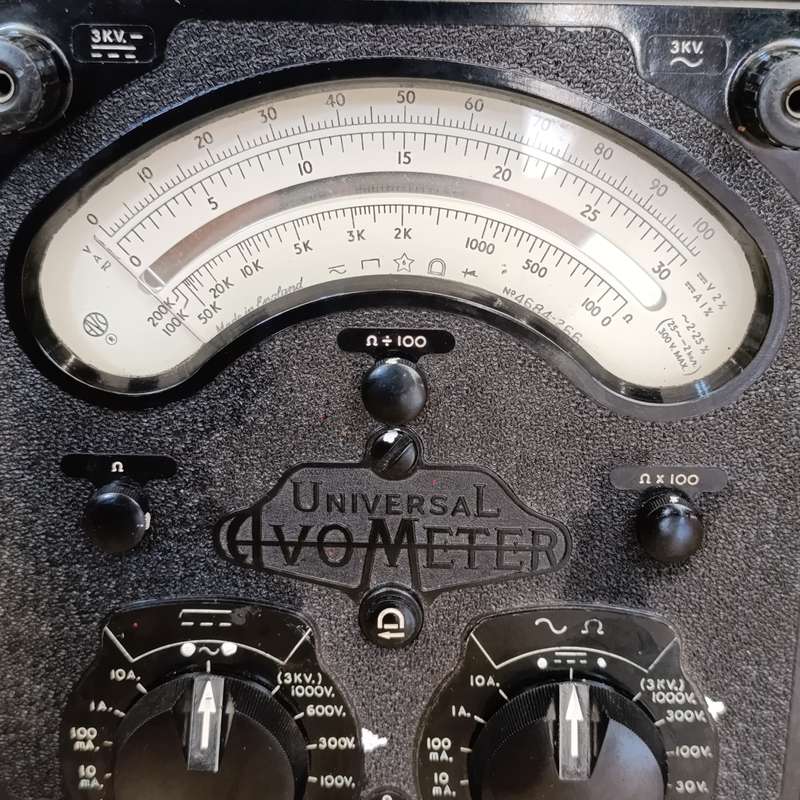 Vintage Universal AVO Meter in original case