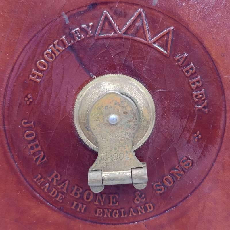Antique John Rabone and Sons Linen measuring tape in original box