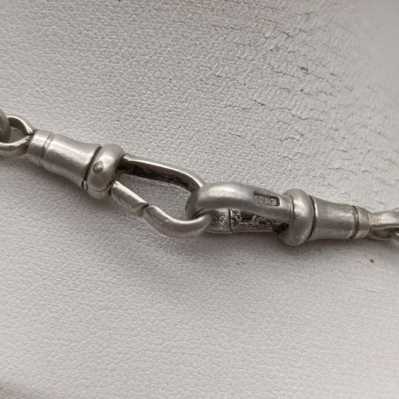 Vintage sterling silver fob chain - weighs 19.1g