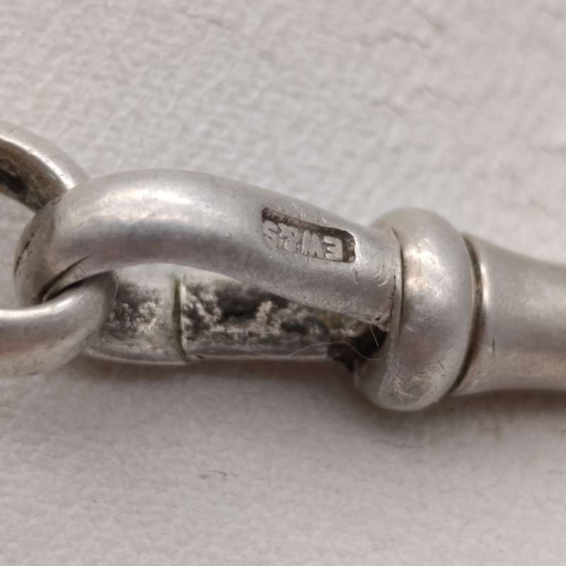 Vintage sterling silver fob chain - weighs 19.1g