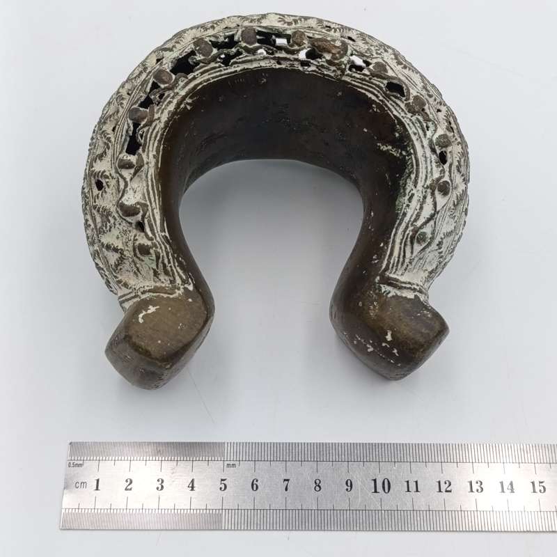 Antique Cameroon bronze anklet currency - weighs 700 grams