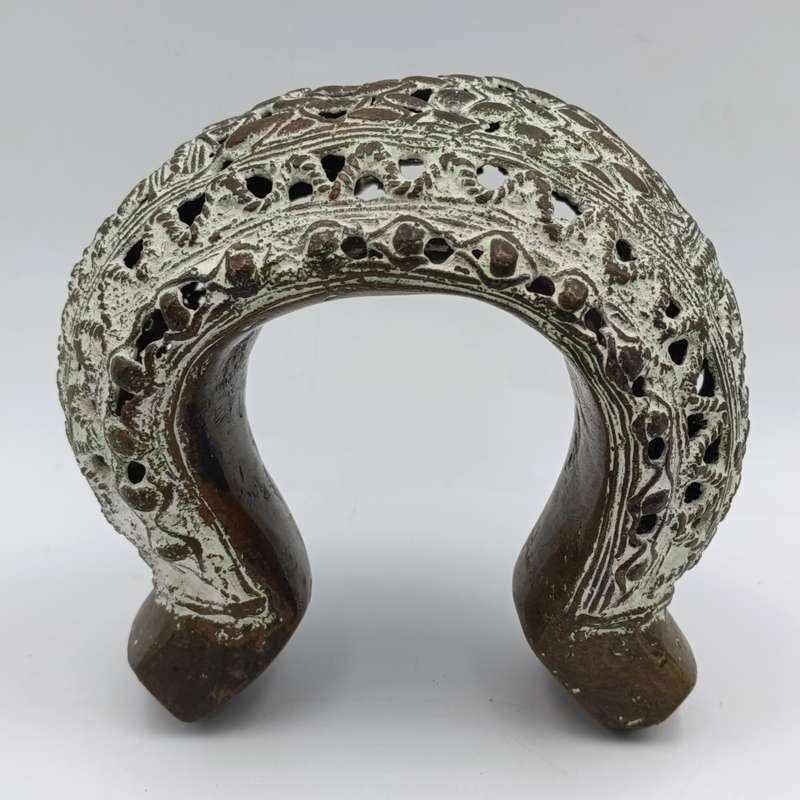 Antique Cameroon bronze anklet currency - weighs 700 grams