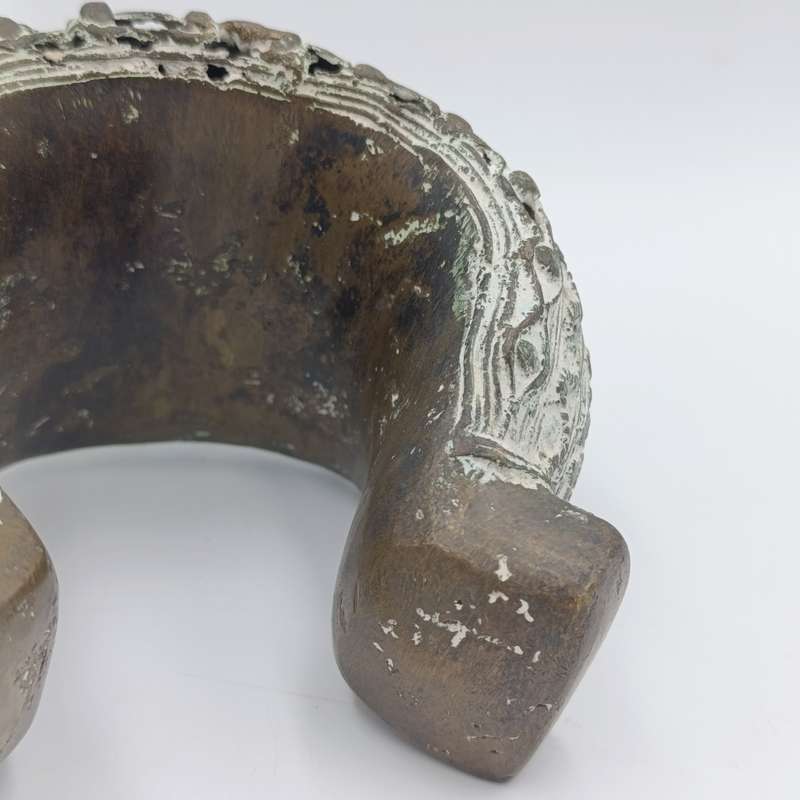 Antique Cameroon bronze anklet currency - weighs 700 grams