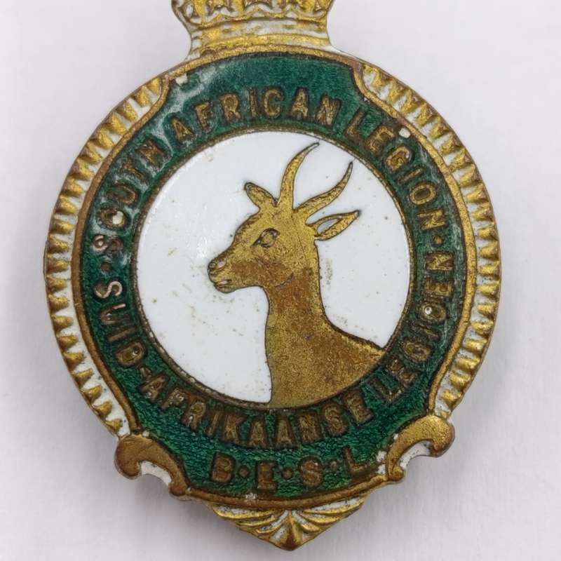 WW2 South African Legion button badge