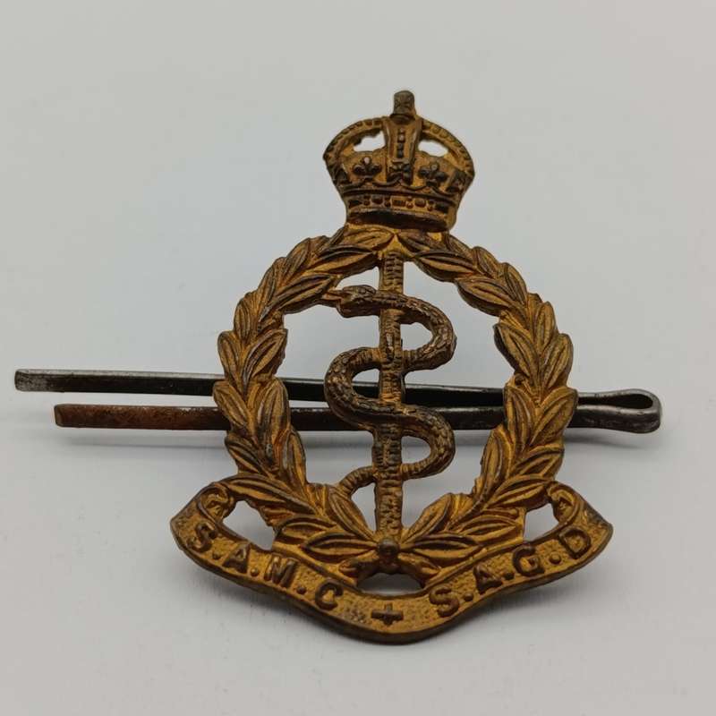 WW2 SA Medical Corps beret/collar badge
