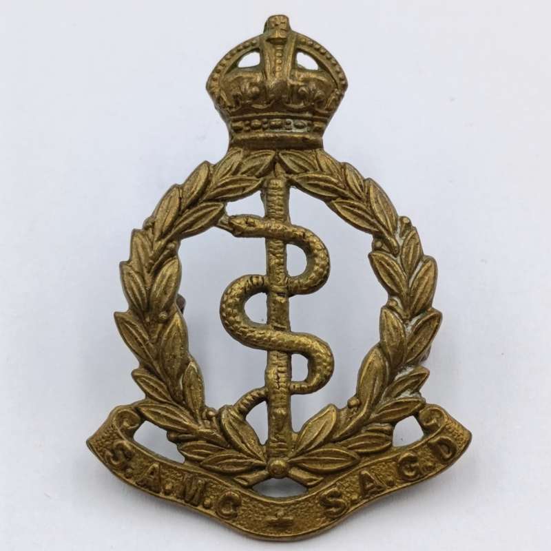 WW2 SA Medical Corps beret/collar badge
