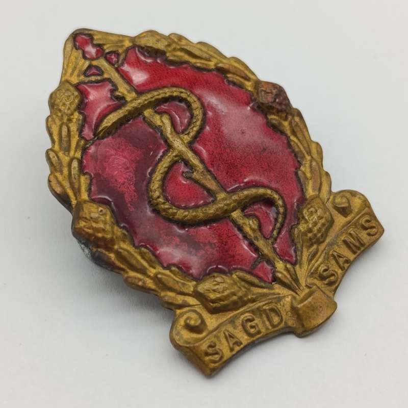 SA Medical Corps cap badge
