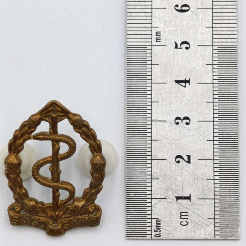 SA Medical Corps cap and collar badges set