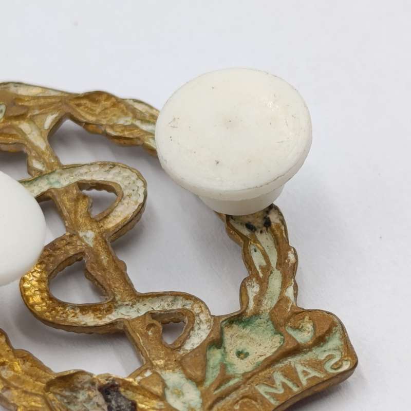 SA Medical Corps cap and collar badges set